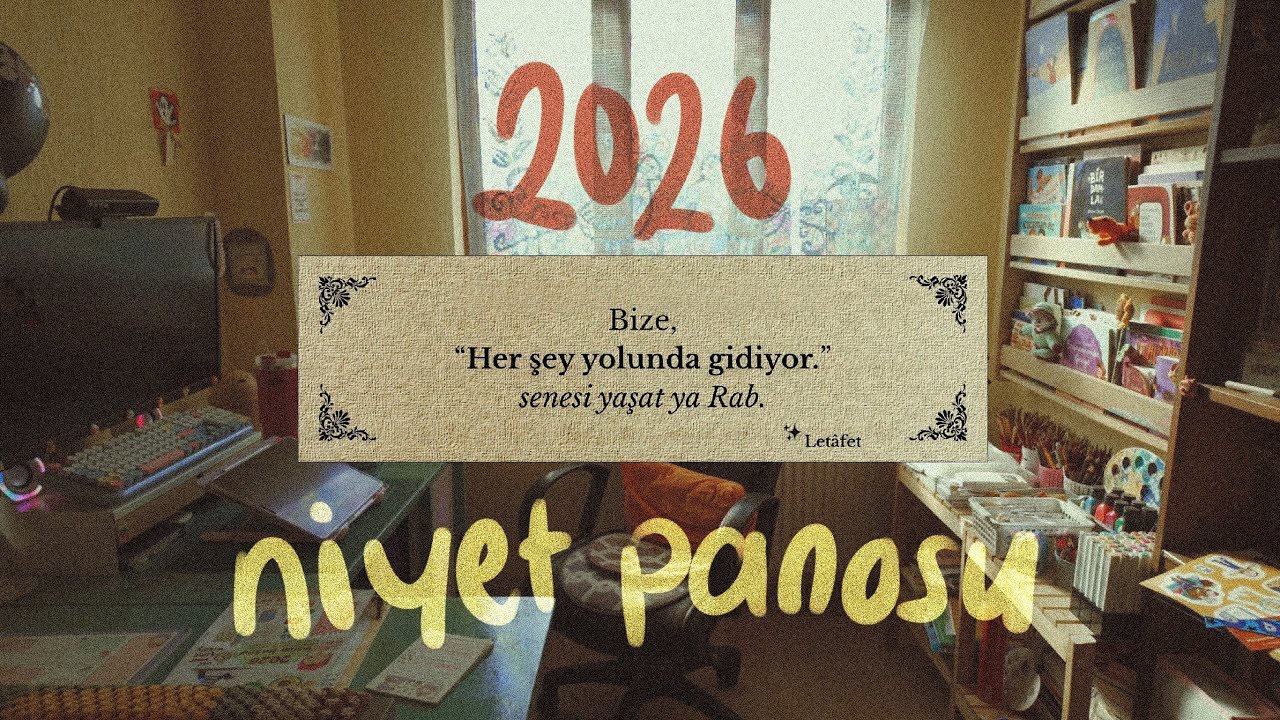 islami anlamda vision board denemesi