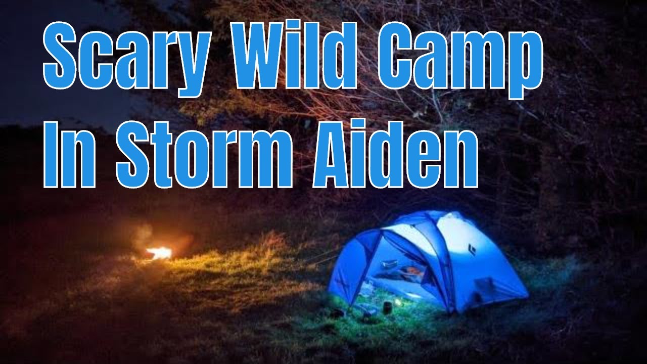 #189 Scary Halloween Wild Camp In Storm Aiden | Black Diamond HiLight 2P |