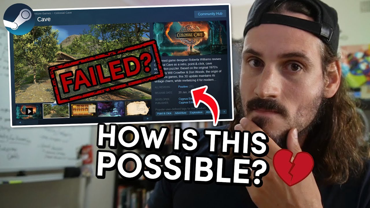 This Famous Game Designer Had A BAD Steam Launch - My Thoughts.