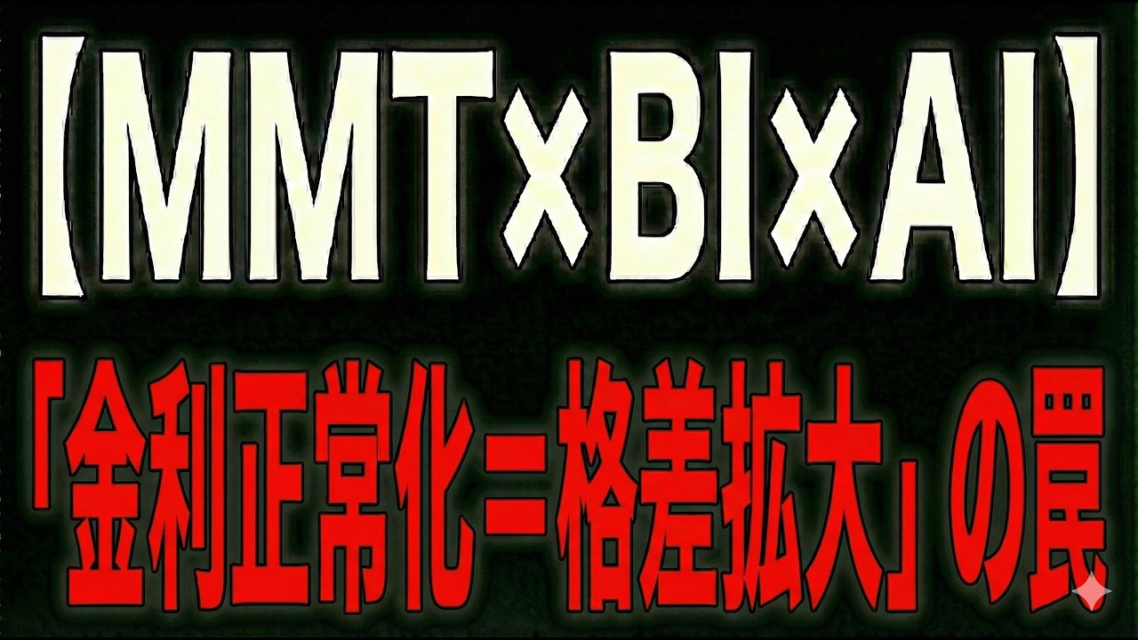 【ＭＭＴ×ＢＩ×ＡＩ】国債の正体と「幸福と国富の統一理論」 ～ベーシックインカムが導く内発的動機の解放～