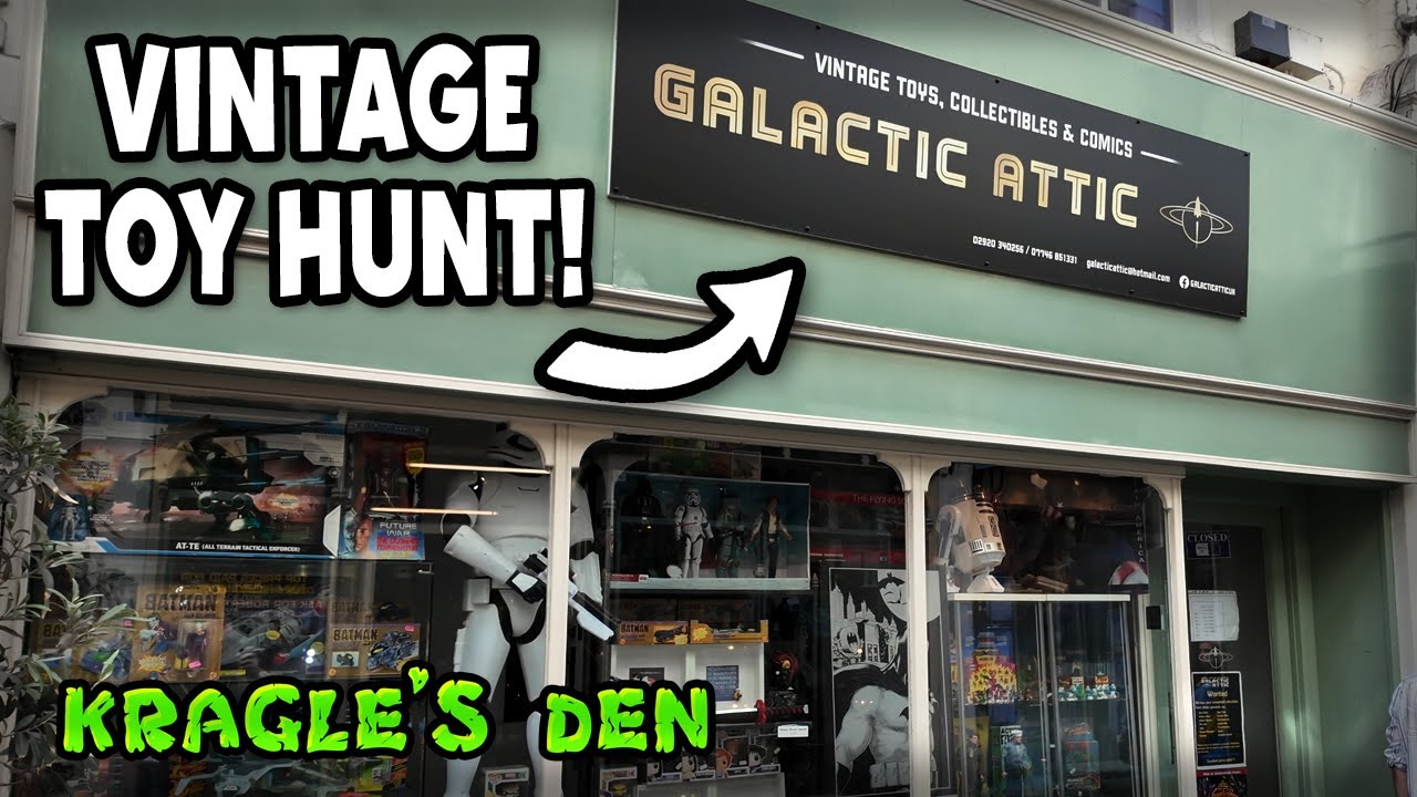 Galactic Attic - Vintage Toy Hunting in Royal Arcade, Cardiff!