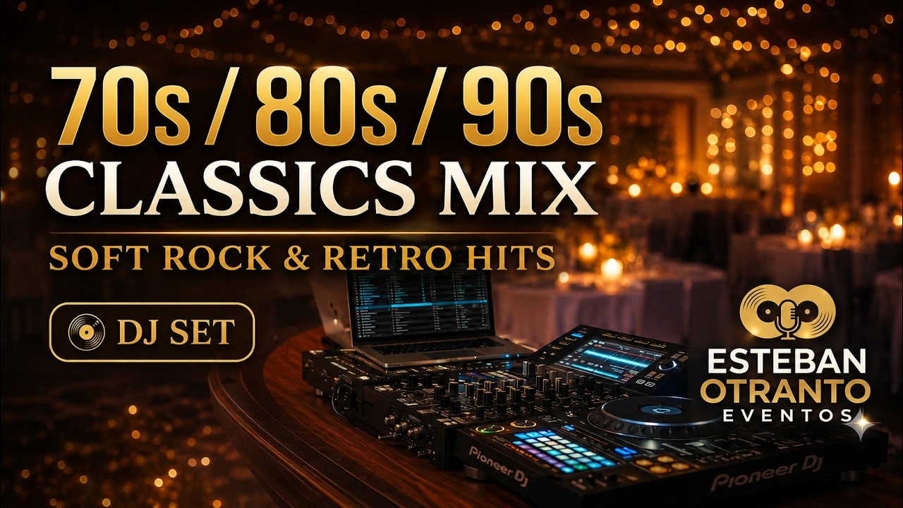 70s 80s 90s CLASSICS MIX 🎧 | Soft Rock & Retro Hits | DJ Set for Events & Weddings