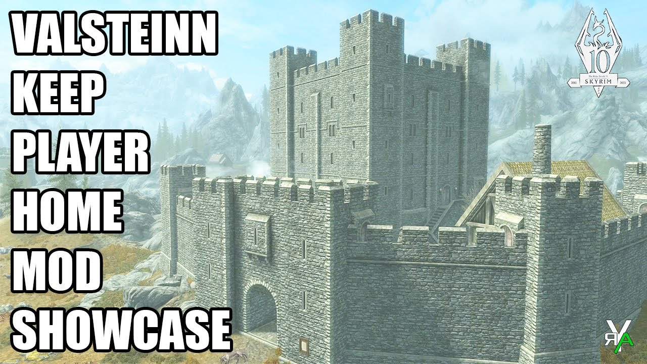 Xbox Skyrim AE: VALSTEINN KEEP Player Home Mod Showcase