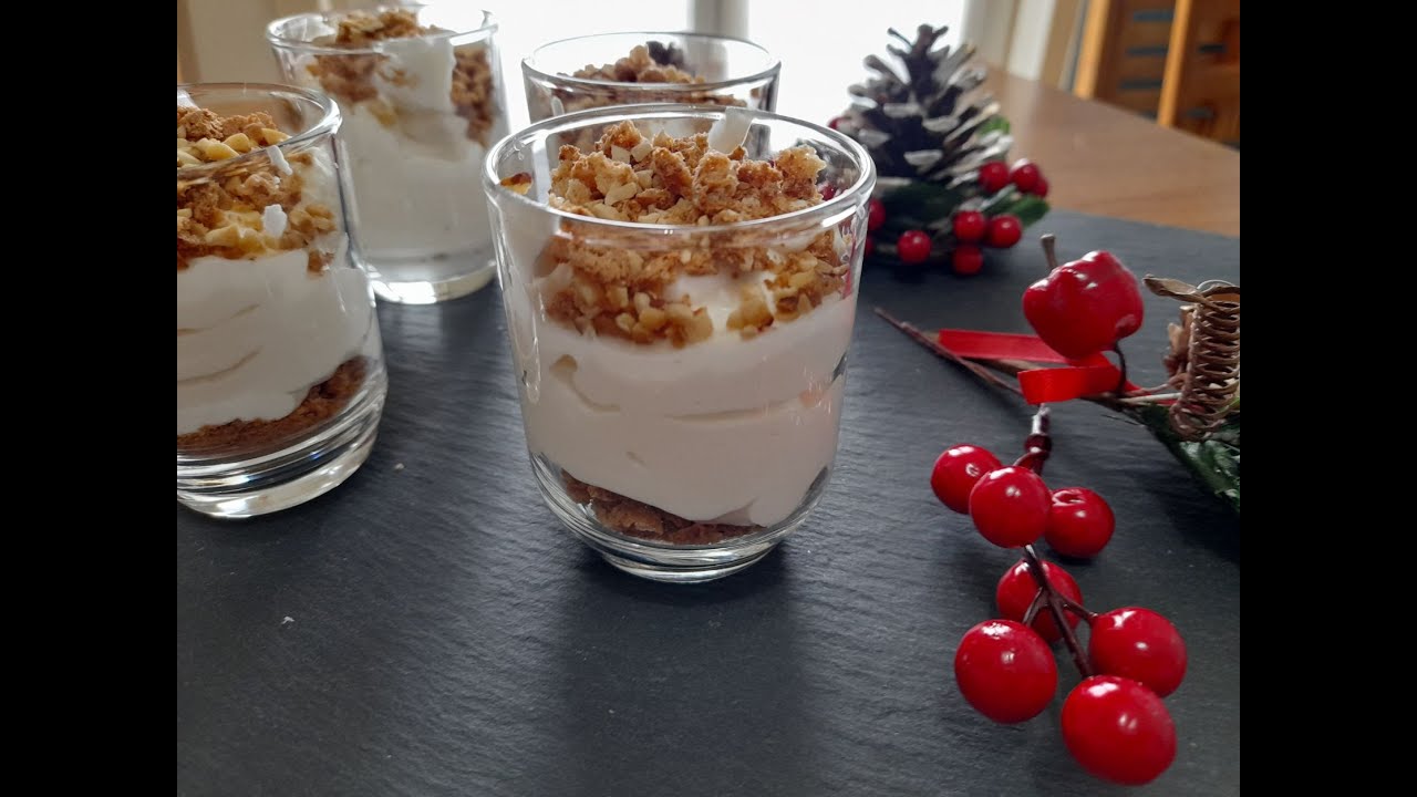 Mousse Ricotta e Amaretti (Ricotta cheese and amaretti Biscuit Mousse)