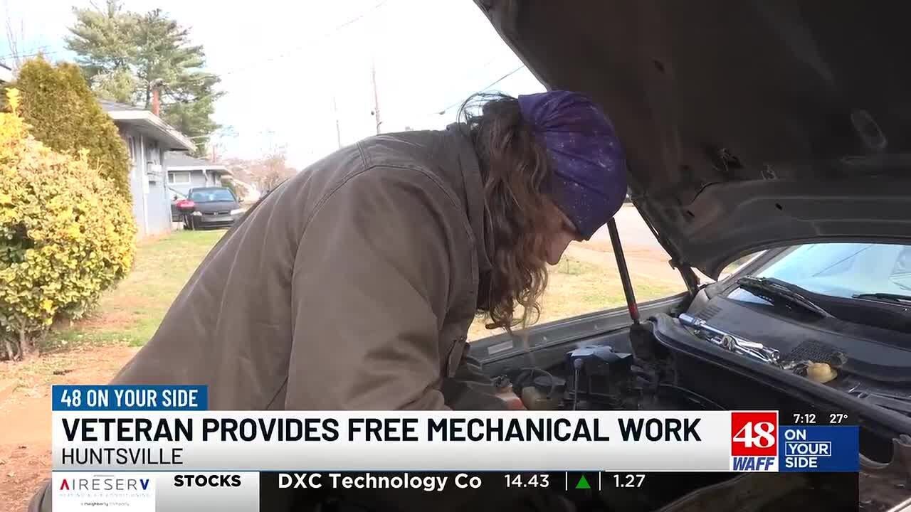 Huntsville Veteran works full time to fix cars for veterans, for free