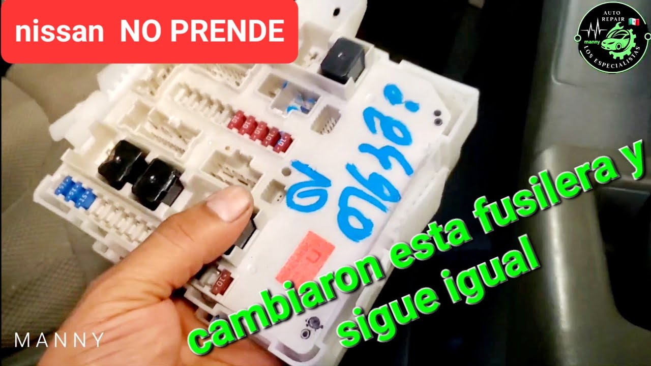 nissan frontier NO PRENDE uno de varios, RED CAN BUS en corto mira cual cual fue el problema