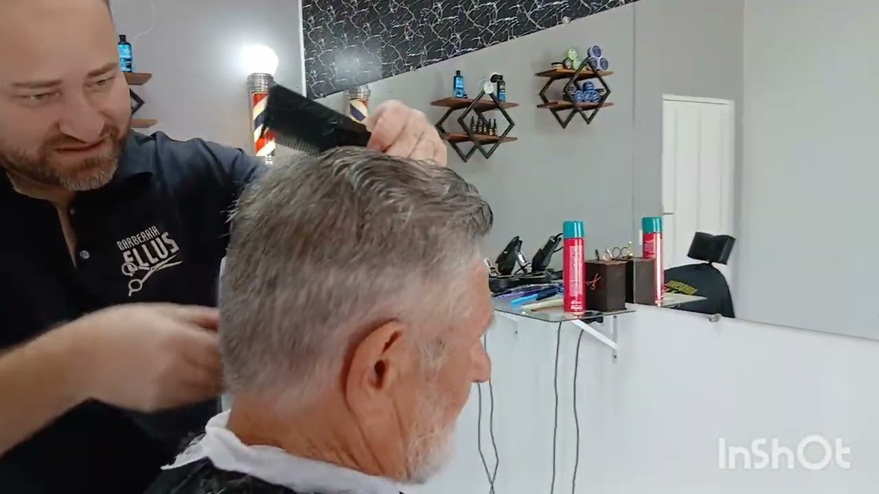 Agora  sim Eli  achou um ótimo cabeleireiro 