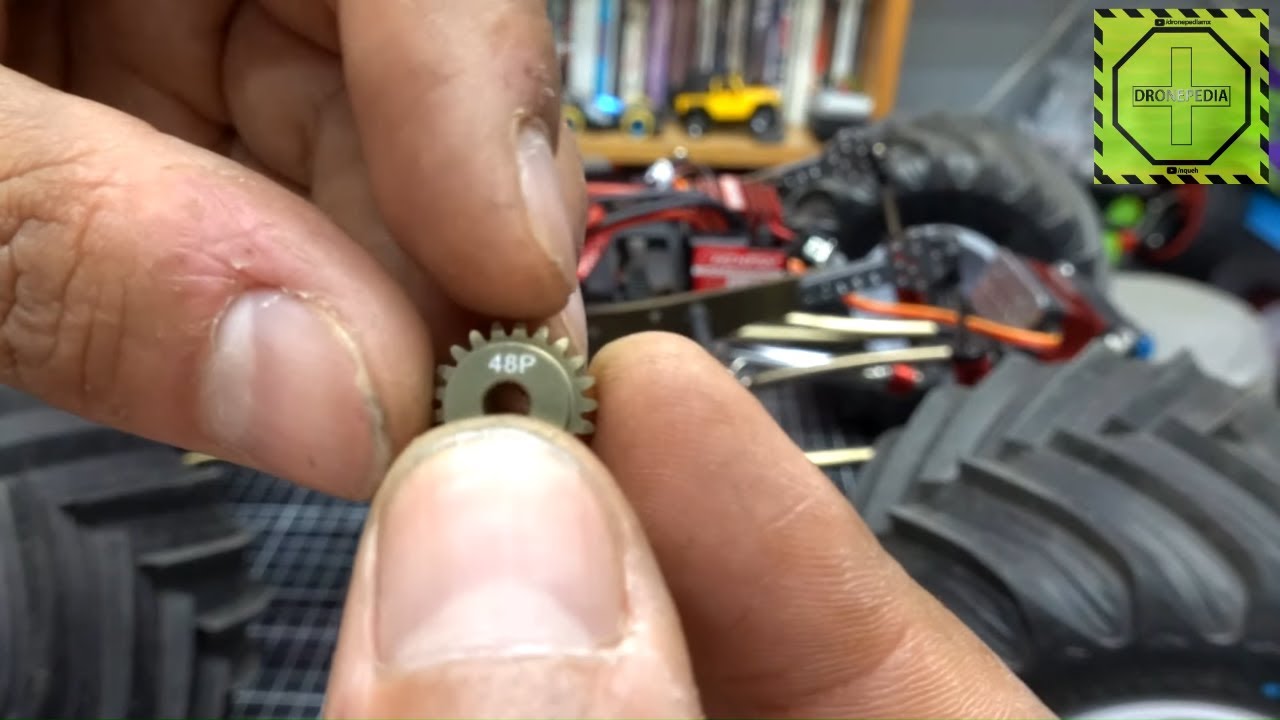Motor y engranes en Proyecto Monster truck RC Capitulo  3° |DRONEPEDIA