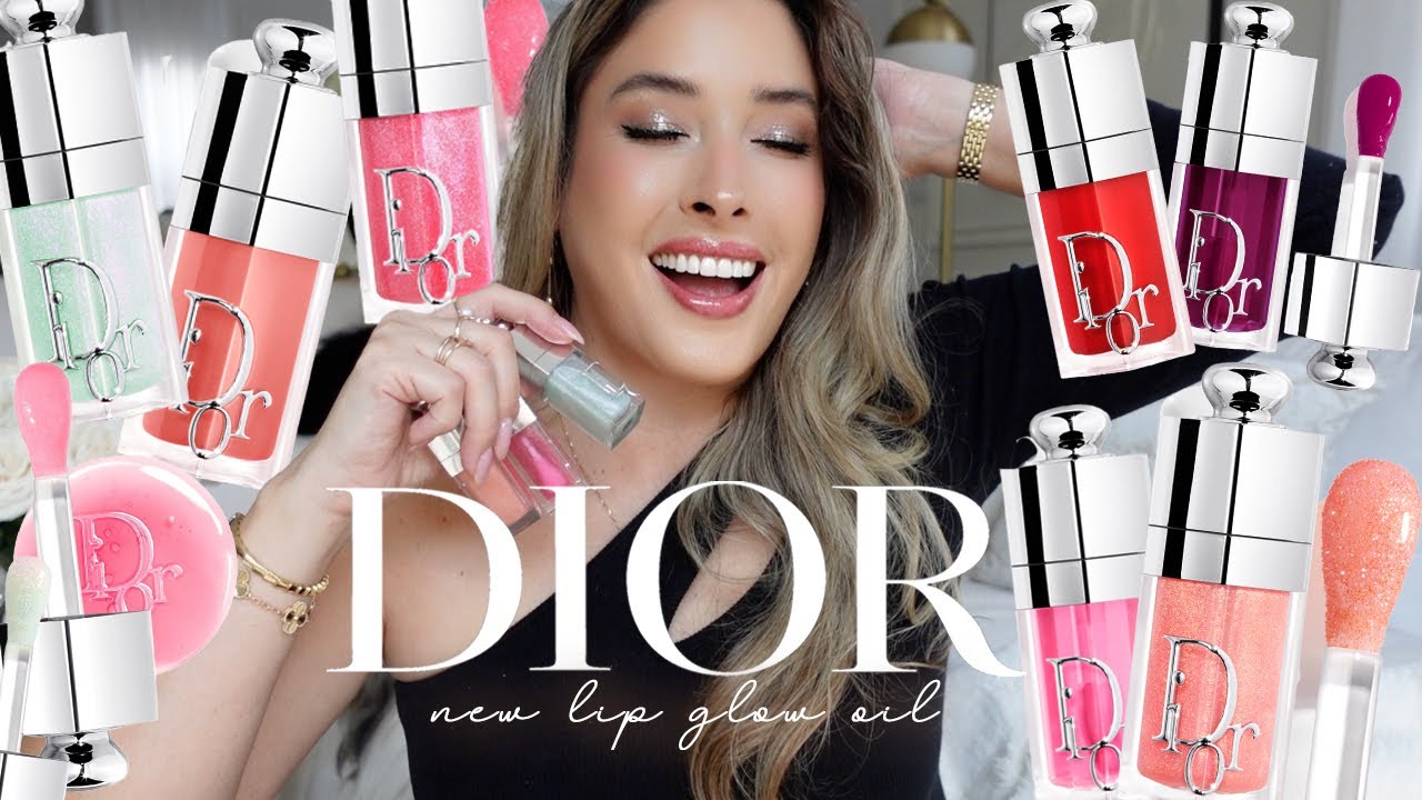 DIOR LIP GLOW OIL: NEW FORMULA, DIFFERENT FINISHES, SWATCHES, COMPARISONS of the NEW DIOR LIP OIL 💋💦