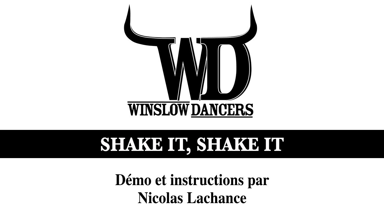 Shake it, Shake it line dance