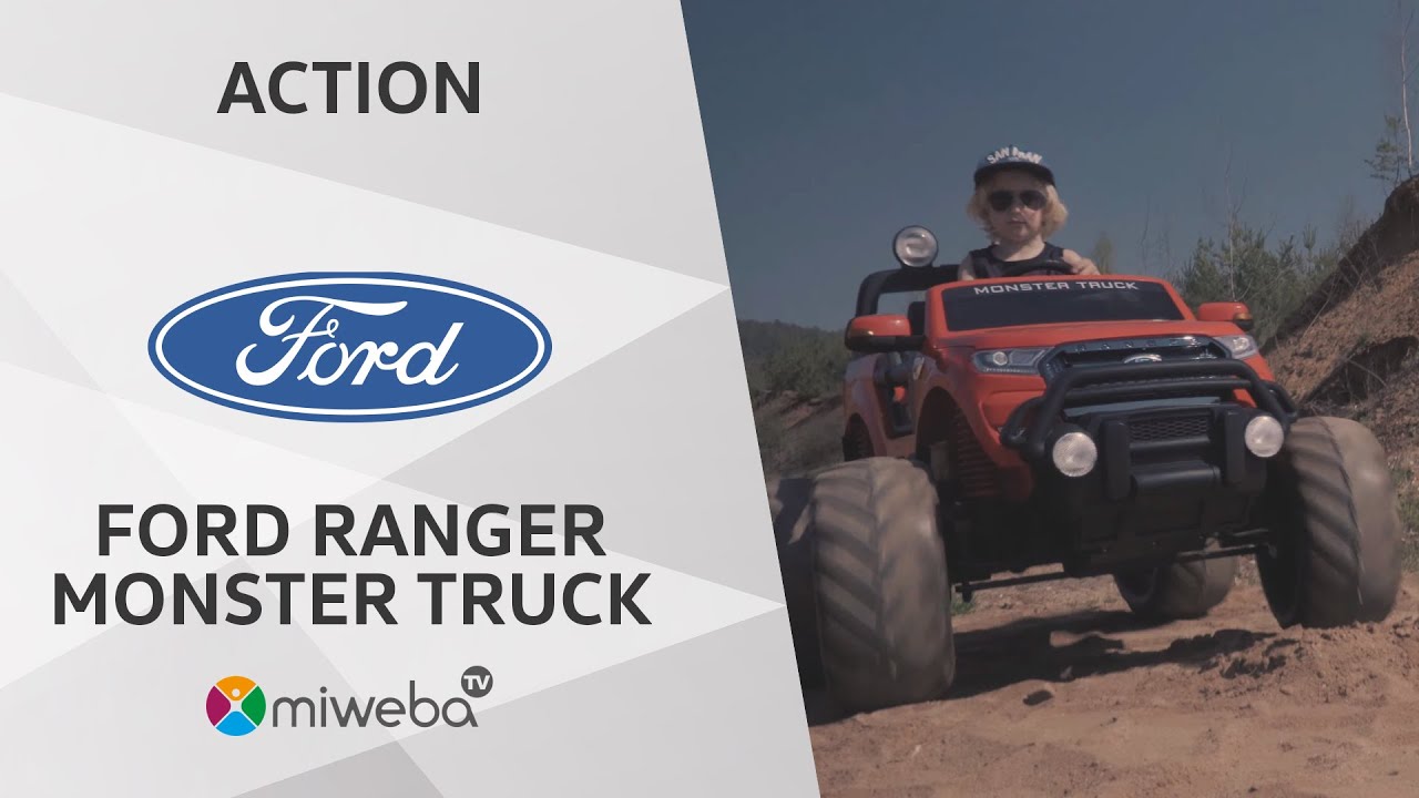 Präsentation - Kinder Elektroauto Ford Ranger Monster Truck