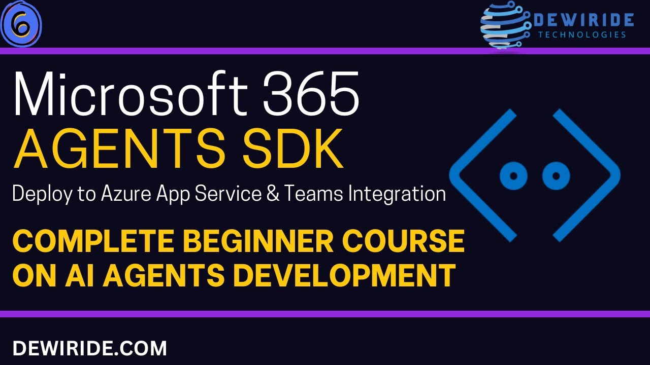 Deploy Microsoft 365 Agents SDK Chatbot to Azure App Service & Connect to Microsoft Teams Channel