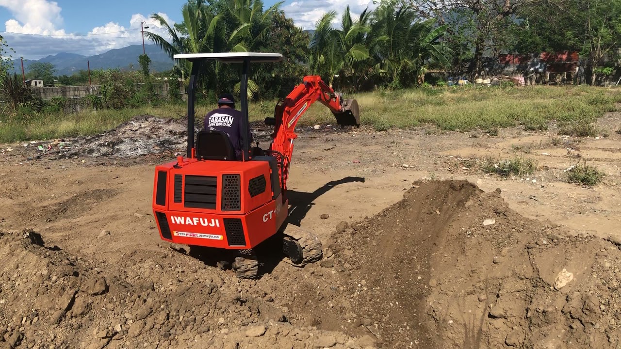Actual Performance of Backhoe IWAFUJI CT150 | Tabasan Japan Surplus Rebuilders Corp.
