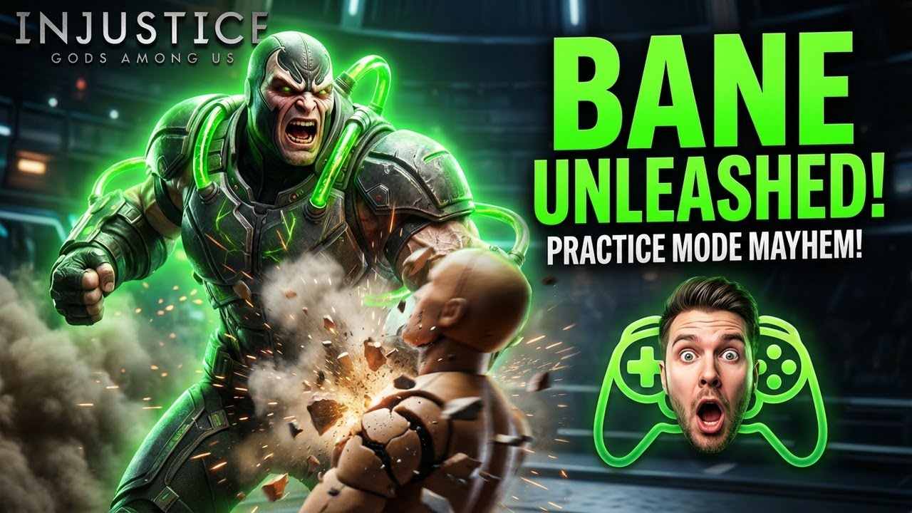 Unleashing Bane in Injustice: Practice Mode Mayhem!