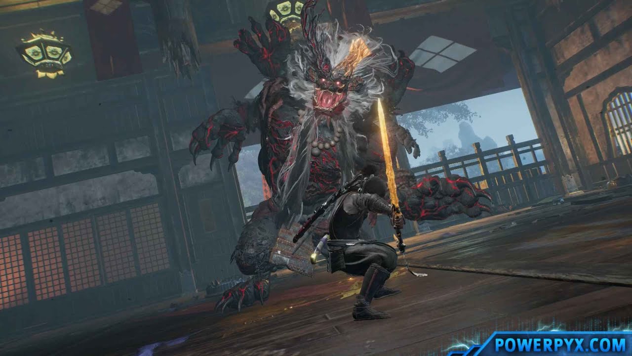 Nioh 3 - Takeda Shingen Monster Form Boss Fight (Boss 6) - Solo - Tiger&rsquo;s Cause Mission