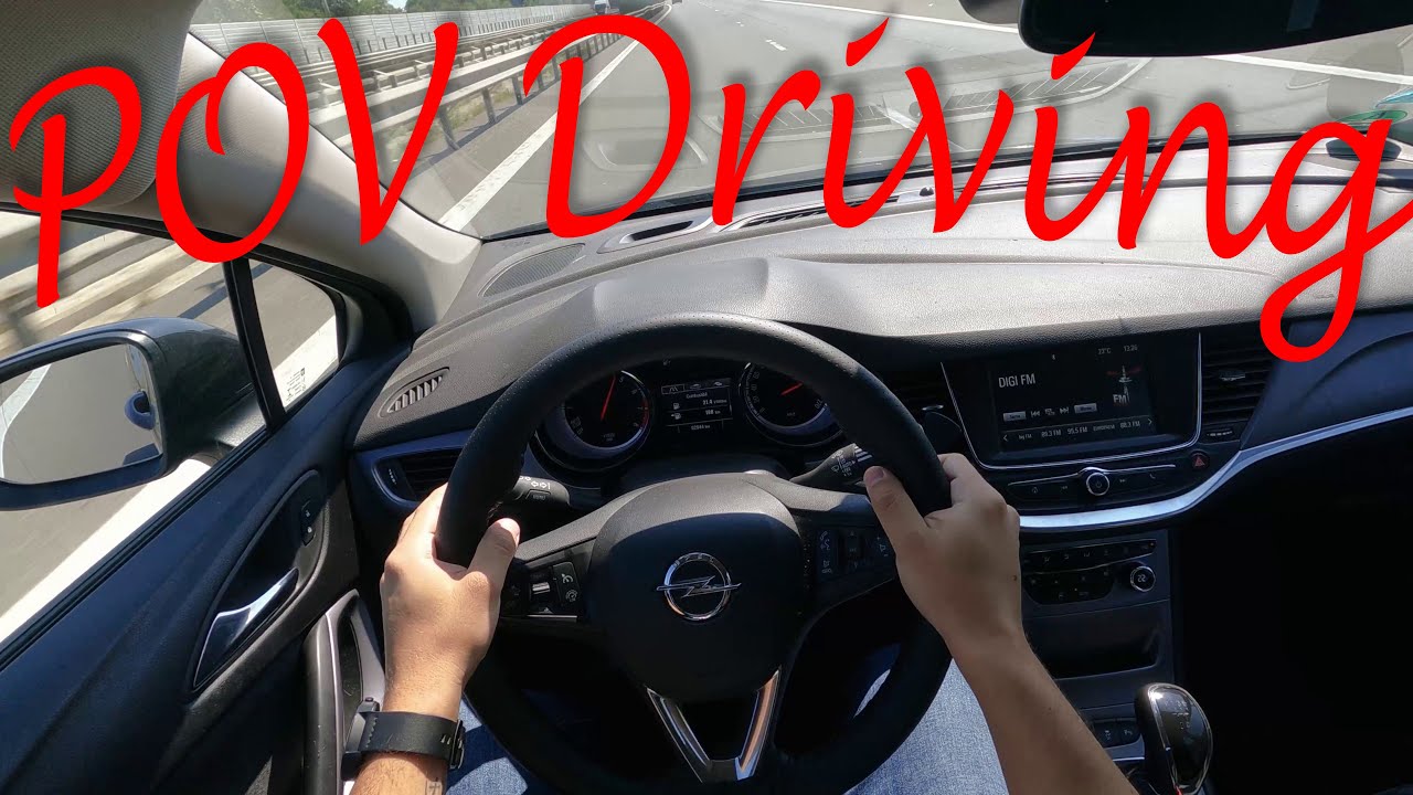 POV Opel Astra K 1.0T 105hp GoPro9 Romania Highway Top Speed