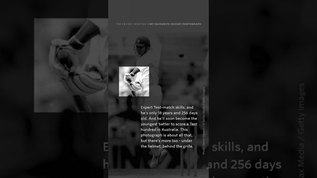 In 1992 in Australia, Sachin Tendulkar, batting genius, was only just taking shape