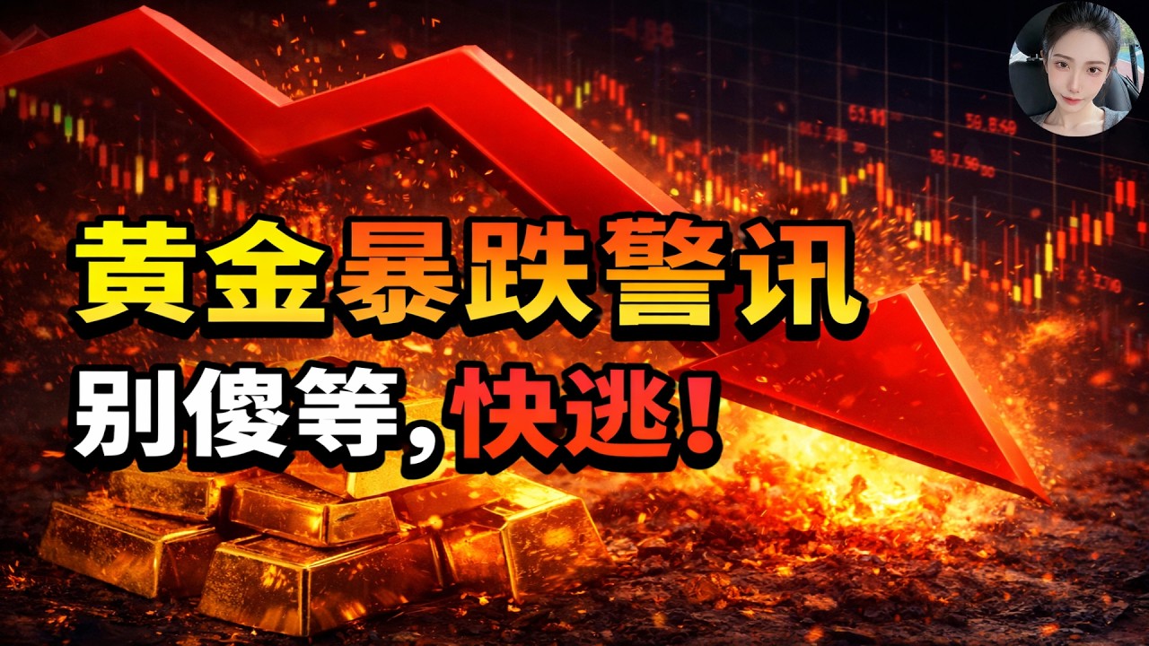 黄金还能买吗？一旦出现这5 个暴跌信号，别犹豫，赶紧跑！！！
