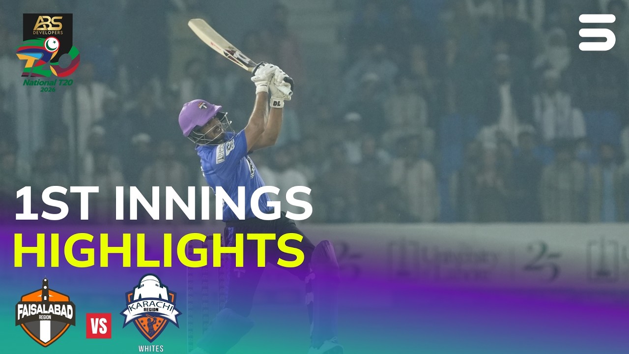 1st Innings Highlights | Faisalabad Karachi | M 2| National T20 Cup 2026 | MZA1U