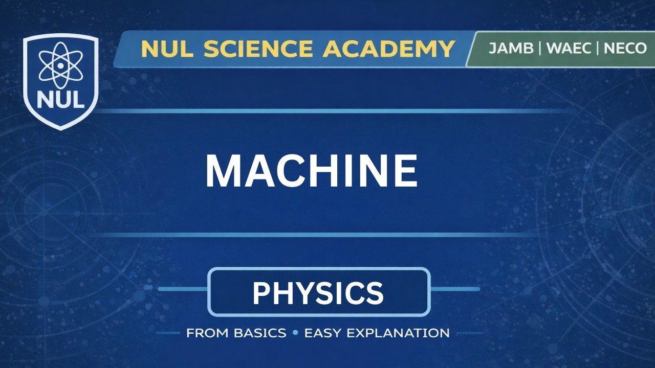 JAMB PHYSICS  | MACHINE