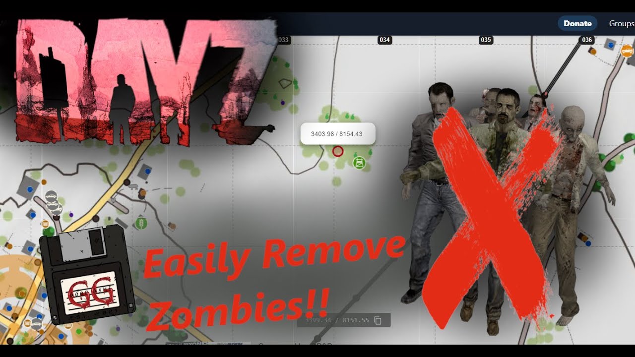 DayZ XML | Как легко удалить зомби с территории!!