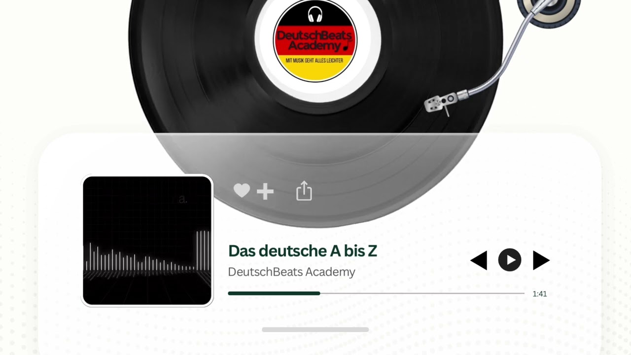 Das deutsche A bis Z | Learn the German Alphabet with Music (A1)
