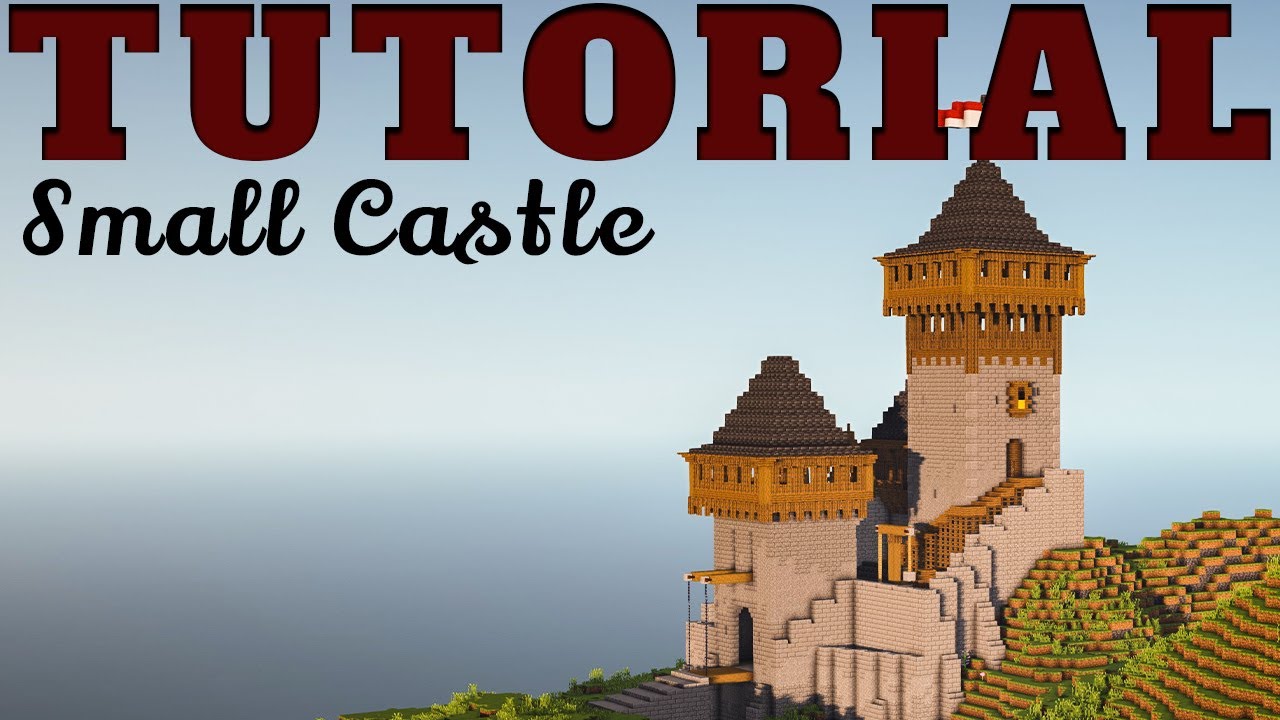 Minecraft: How to Build a Realistic Medieval Castle Tutorial [Small Castle]