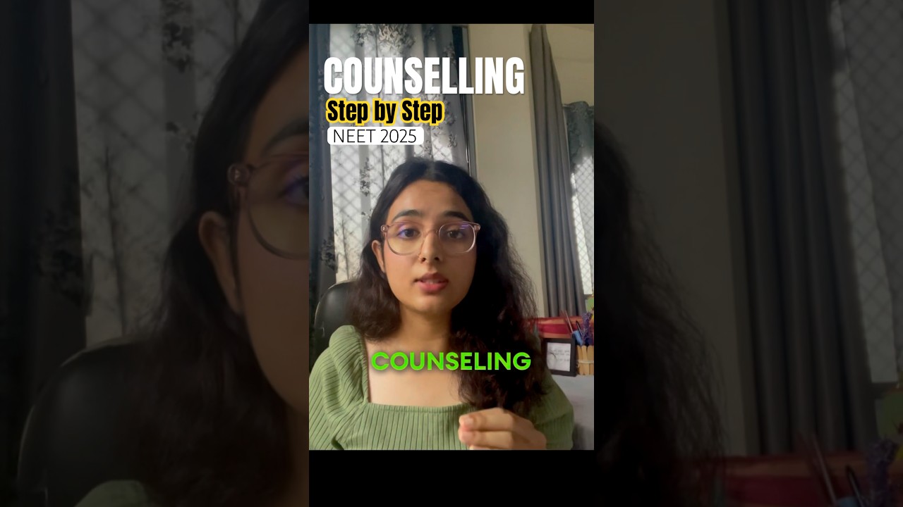 Counselling Process in just 1min🩻📃#mbbs#bams#trending#neet#counselling#result#exam#internship