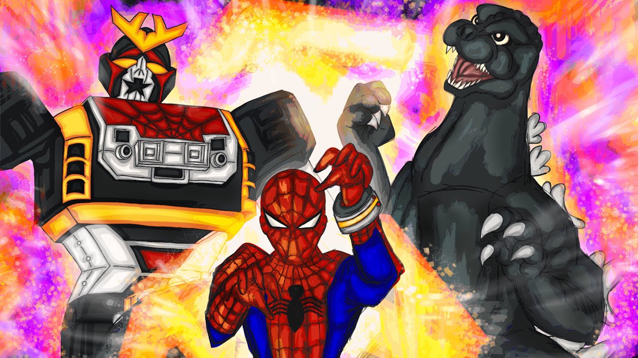 Godzilla VS. Spider-Man: Operation Leopardon | 2D Animation