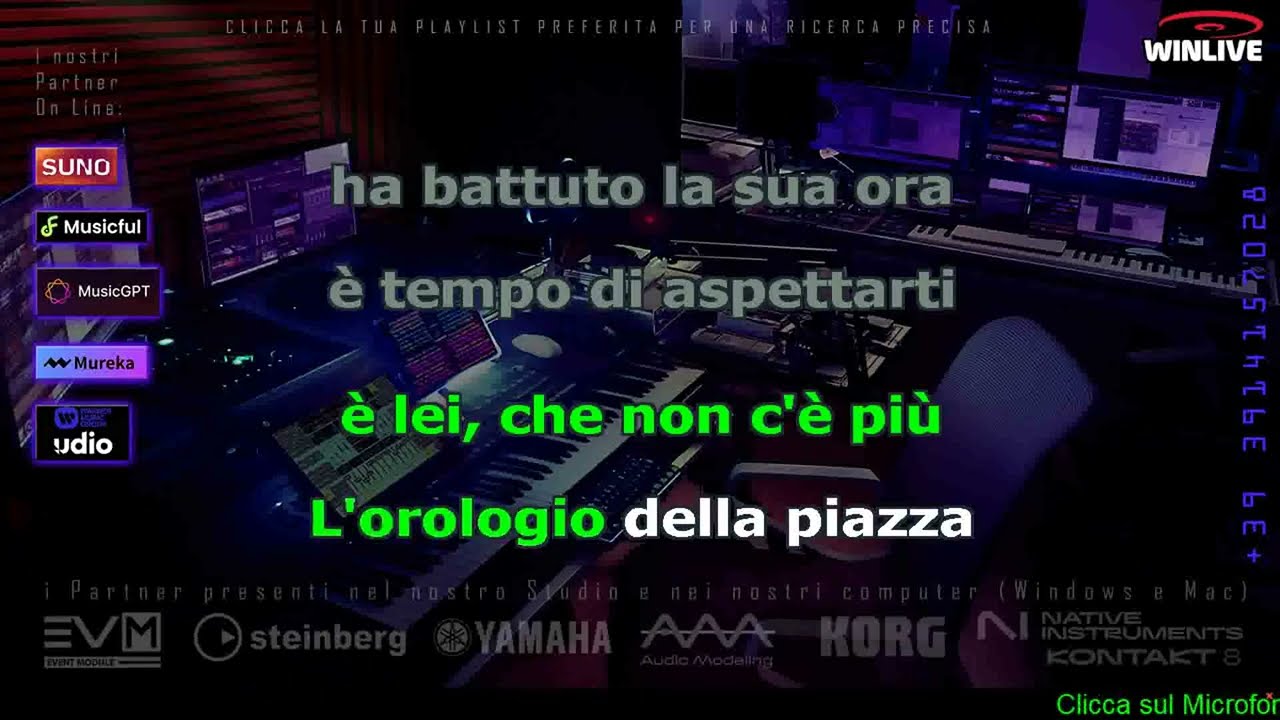1462 L'ora dell'amore KARAOKE (Rhumba Bolero Version in DO) con voce demo (3 version in descrizione)