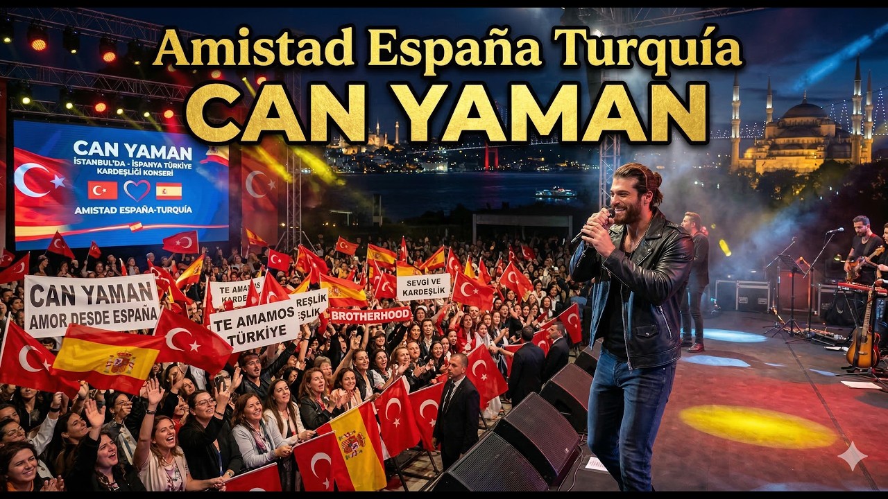 CAN YAMAN ❤️ Amistad España Turquía 🇪🇸🇹🇷 İspanya-Türkiye Kardeşliği (Official Music Video) ai