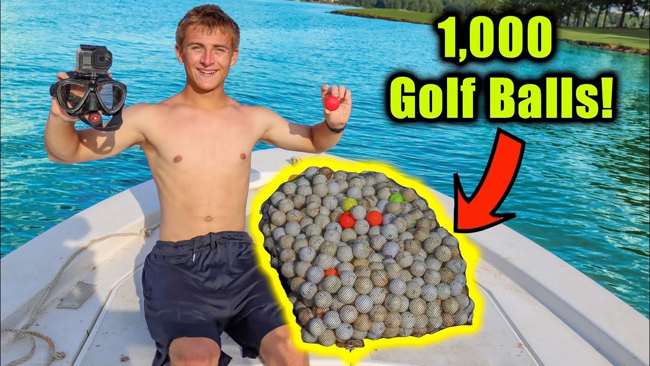 Scuba Diving For THOUSANDS Of Lost Golf Balls (Quick Cash)