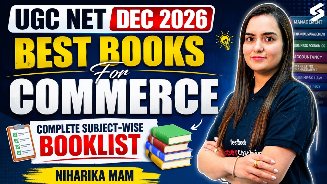 UGC NET Commerce Books 2026 | UGC NET Commerce Book List By Niharika Mam