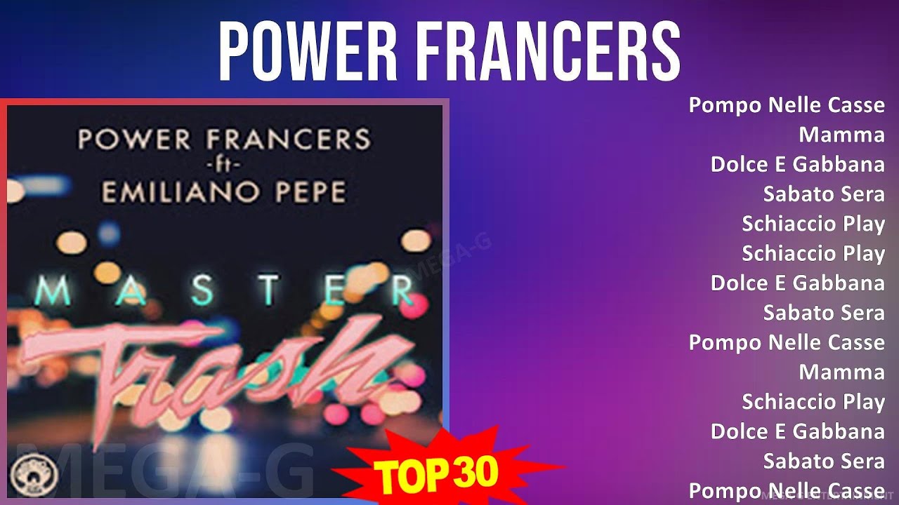Power Francers 2024 MIX Canzoni Italiane - Pompo Nelle Casse, Mamma, Dolce E Gabbana, Sabato Sera