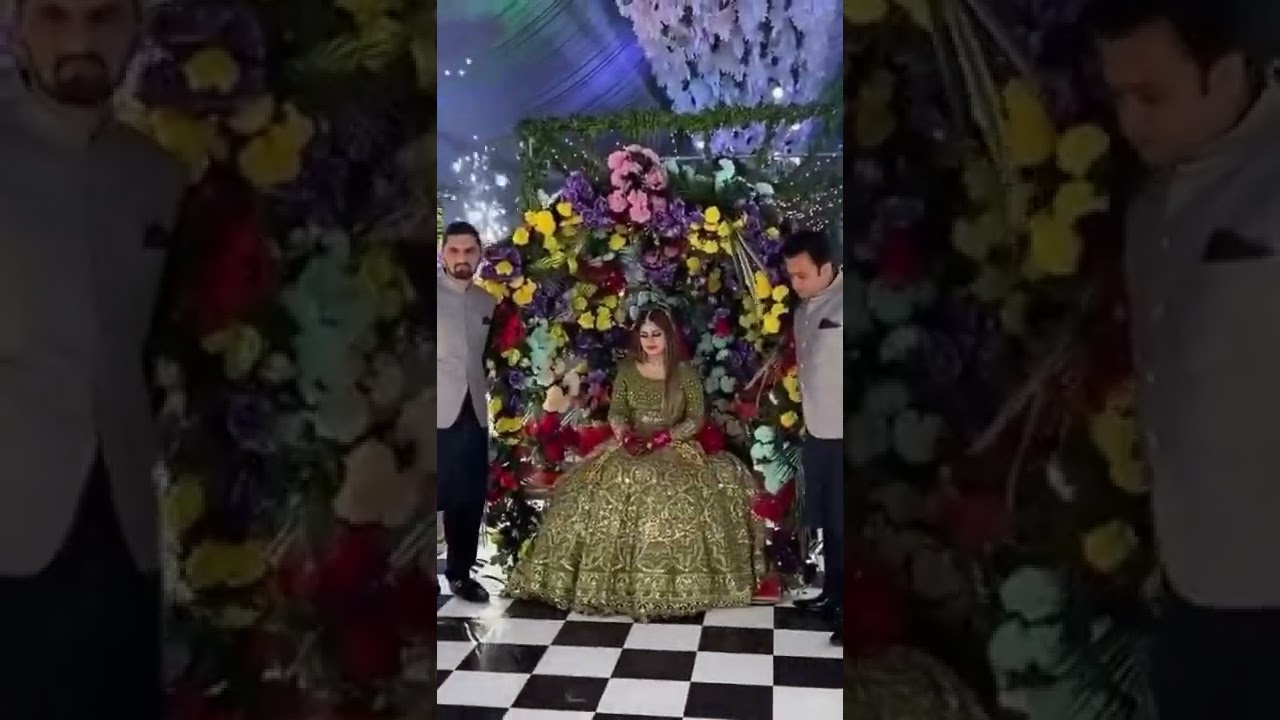 Amazing bride entry with brothers#bride#bridemakeup#shorts #youtubeshorts #dabangpakistanglobal