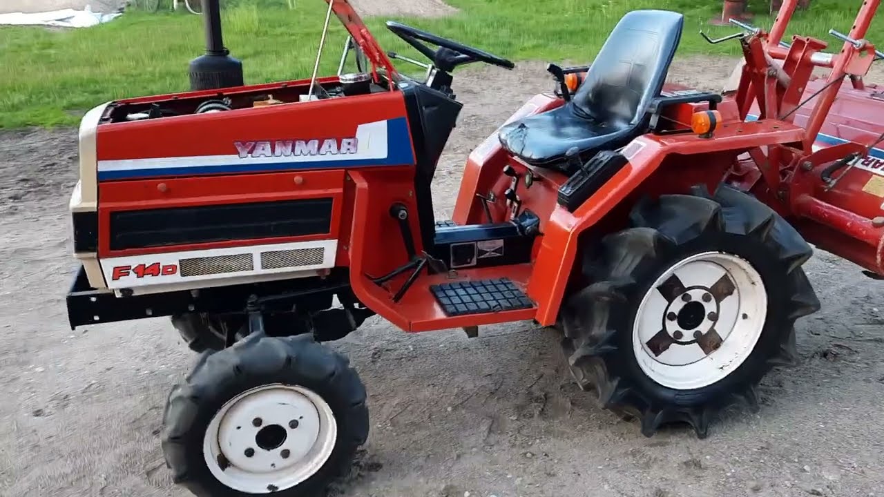 Traktorek miniciągnik YANMAR F14D FORTE, 4x4 + glebogryzarka YANMAR RSA 1201 na aukcji Flotilo.pl 2