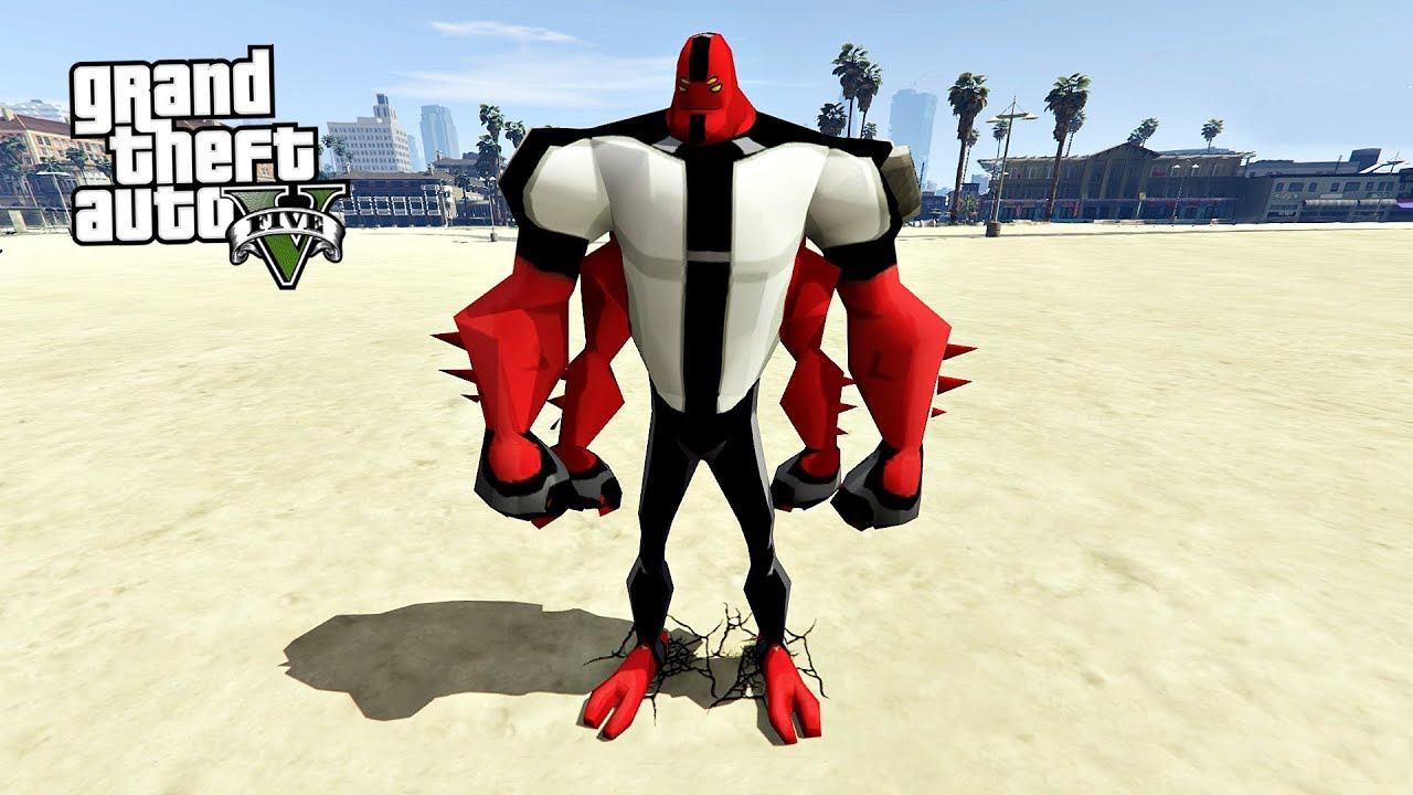 BEN 10 DÖRT KOL (FOUR ARMS) MODU (GTA 5 MODS)