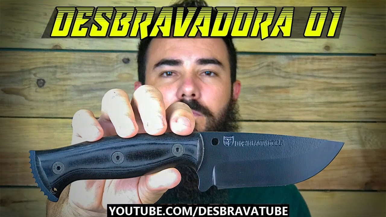 Desbravadora 01 chegou - A nossa faca de sobrevivência, aventura e EDC