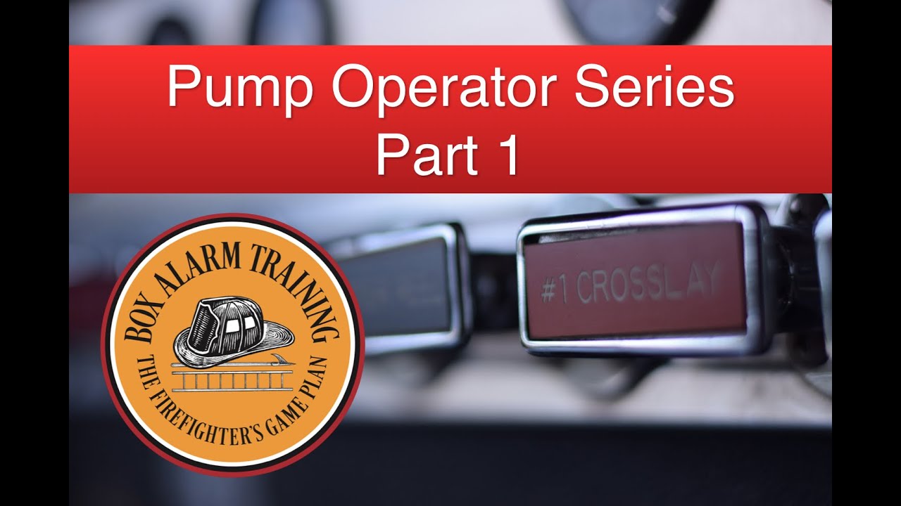 Pump Operator Training Series - Part 1 