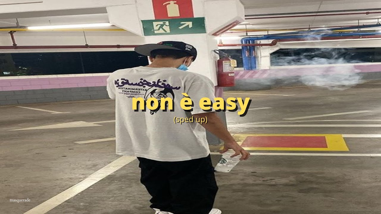 shiva - non è easy (sped up + lyrics)