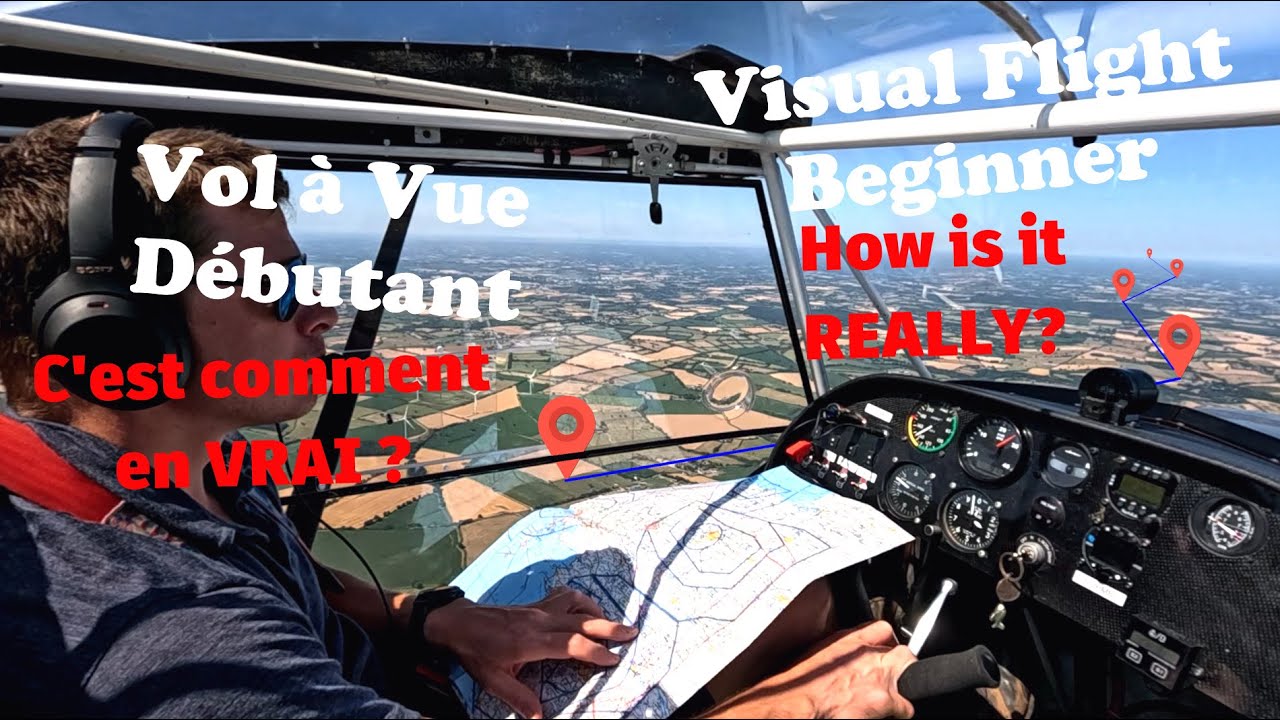 Bretagne - Périgord à vue, en ULM. C'est comment en vrai? [english subtitles] Visual flight