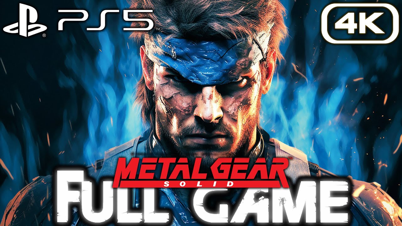 METAL GEAR SOLID PS5 Gameplay Walkthrough FULL GAME (4K 60FPS) No Commentary (Master Collection)