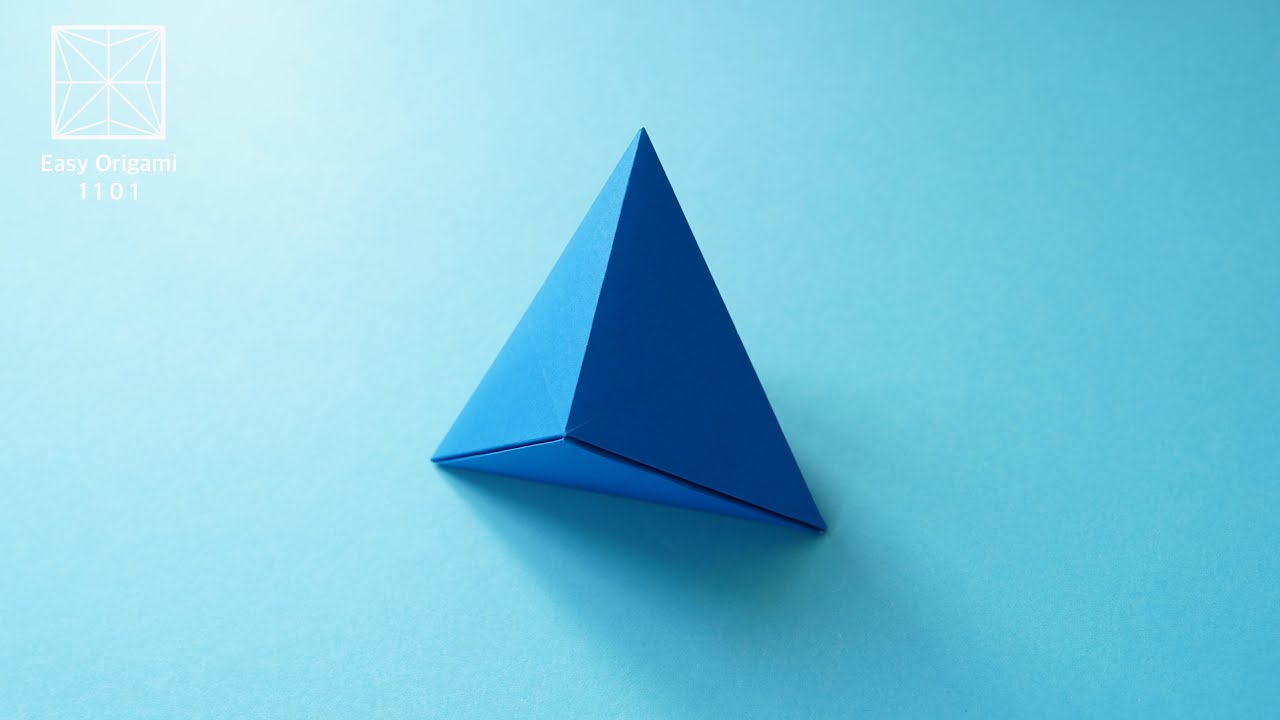 Papier Tripyramid-Geschenkbox Falten