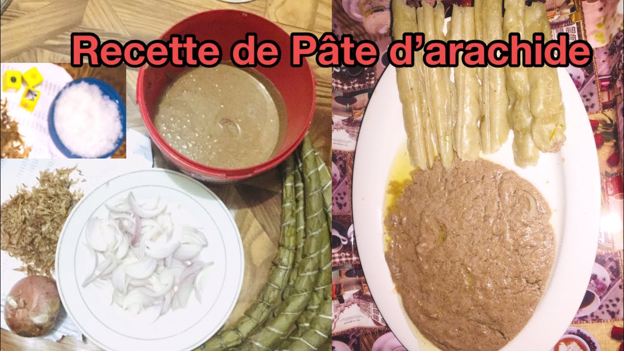 Recette de la p&acirc;te d&rsquo;arachides aux &eacute;crivisses &agrave; la camerounaise