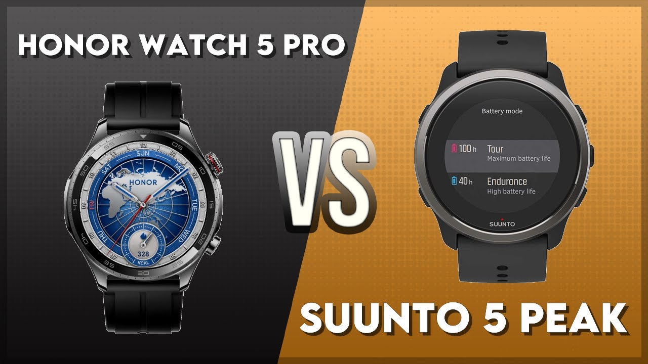 Honor Watch 5 Pro vs Suunto 5 Peak Comparison