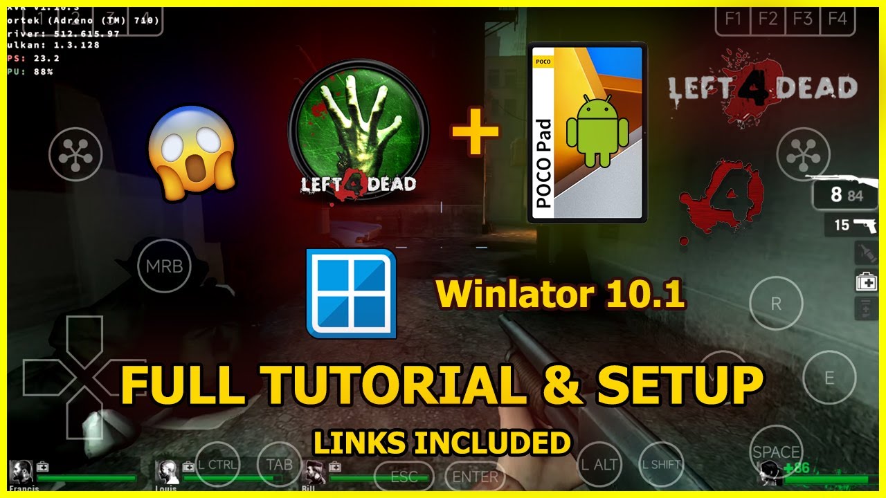 Left 4 Dead 1 on Android?! | Poco Pad + Winlator v10.1 (Full Tutorial & Setup)