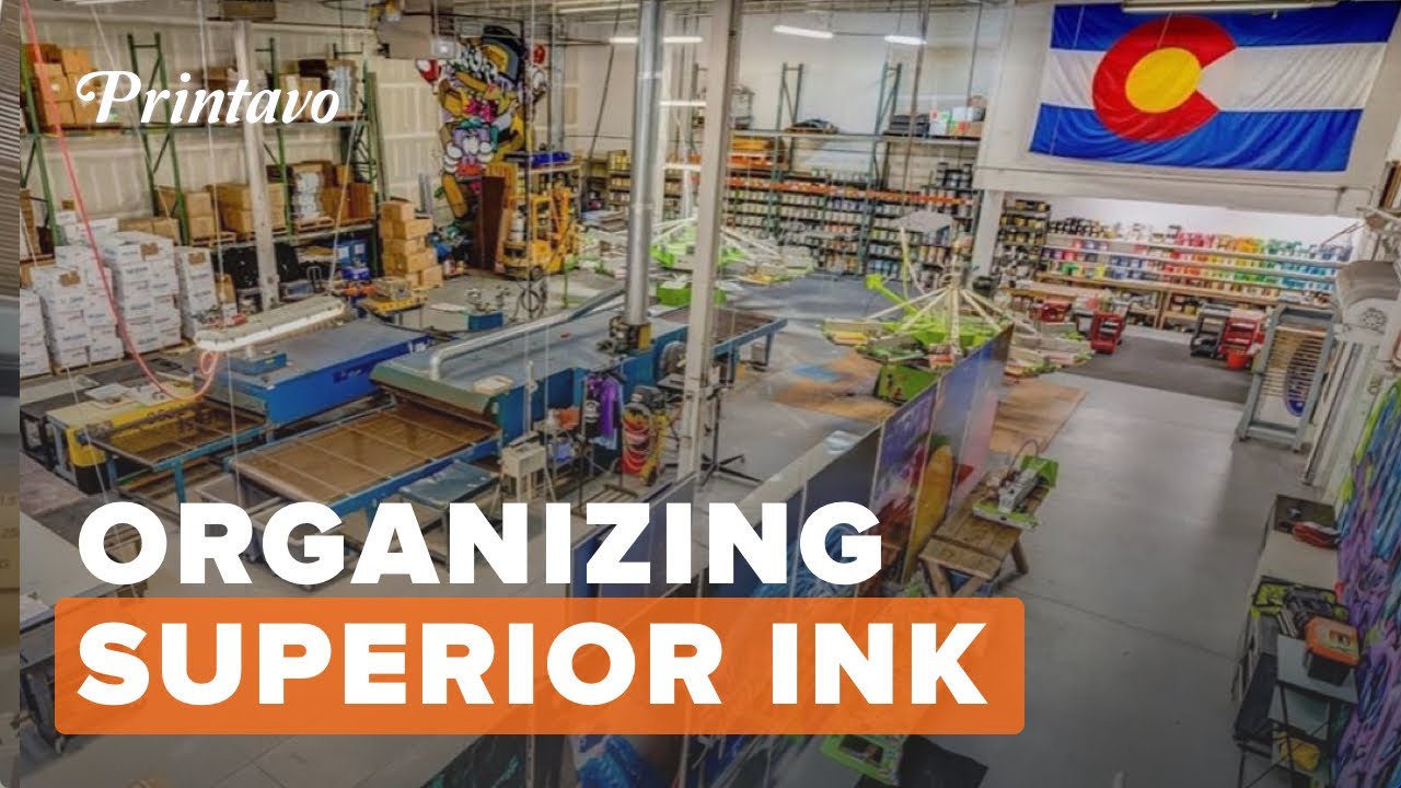 How Superior Ink Manages Their 15,000 Sq. Ft. Screen Print Shop