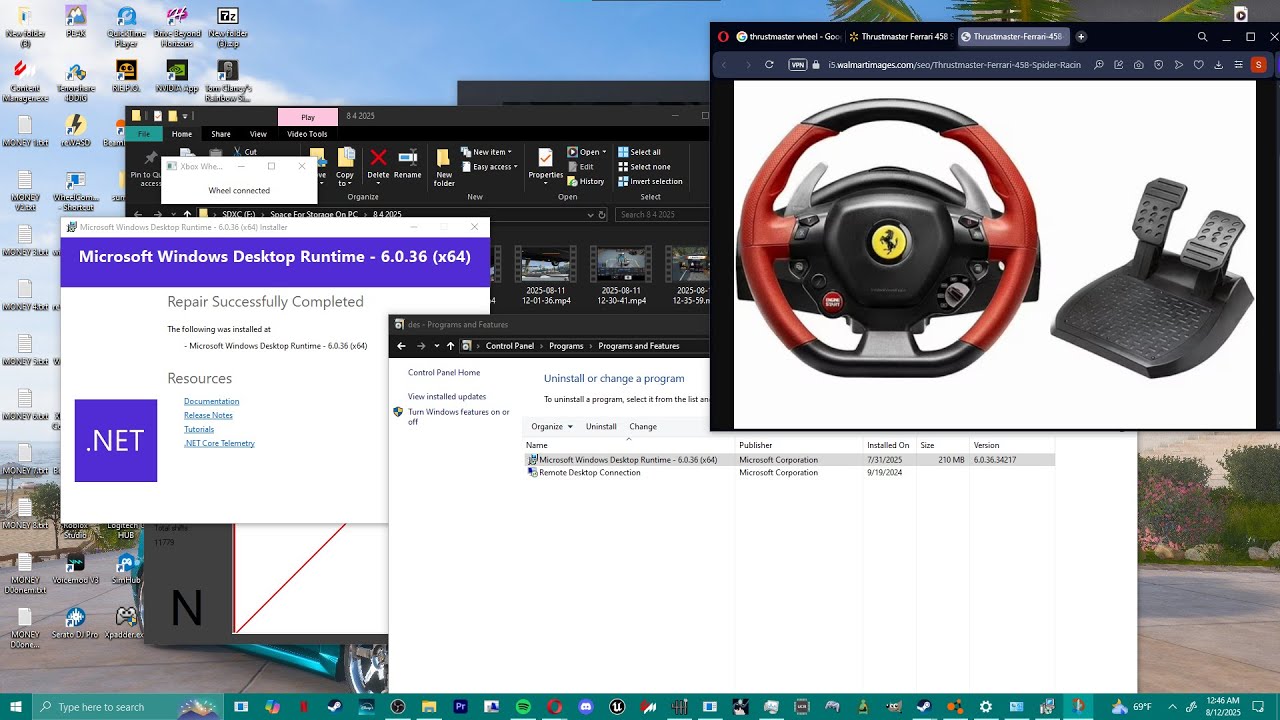 FIXING XBOX WHEEL COMPATABILITY!!!! (just repair .net lol)