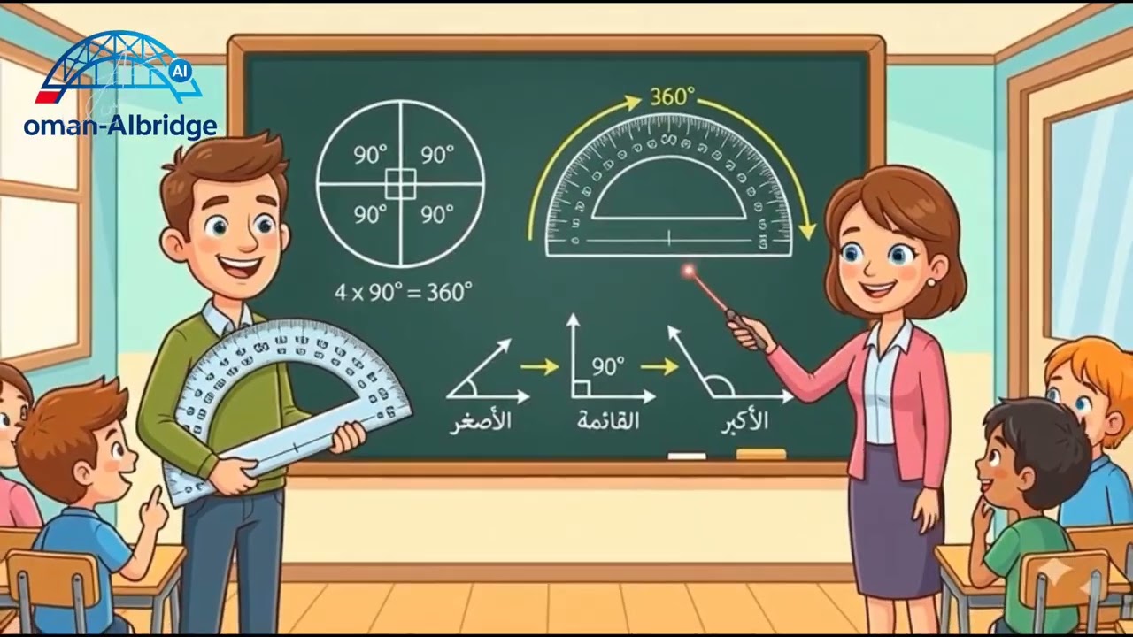 رياضيات ٤ الفصل ٢؛ اغنية مغامرو الاتجاهات و الزوايا 
