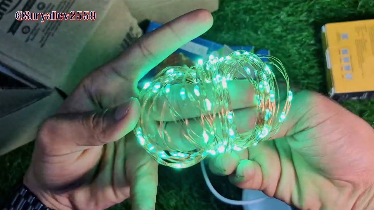 🆕️♨️Crompton Galaxy Decoration Copper USB Powered String Fairy Lights with 100 Led Light #electrical